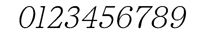 PPKyoto ThinItalic Instance Font OTHER CHARS