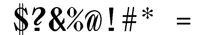 PPLettraMono Bold Instance Font OTHER CHARS