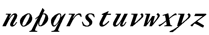 PPLettraMono BoldItalic Instance Font LOWERCASE