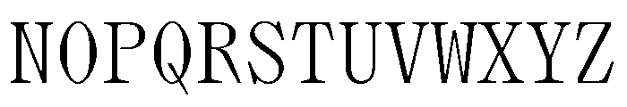 PPLettraMono Light Instance Font UPPERCASE