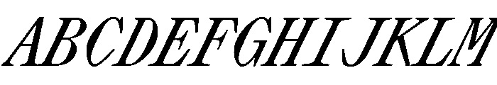 PPLettraMono MediumItalic Instance Font UPPERCASE