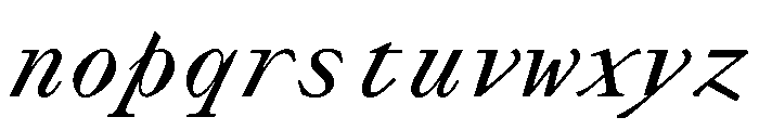 PPLettraMono MediumItalic Instance Font LOWERCASE