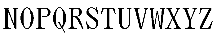 PPLettraMono Regular Instance Font UPPERCASE