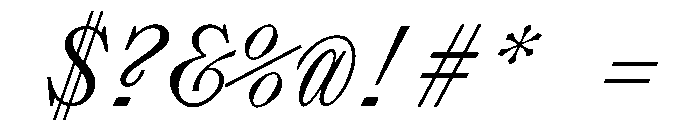 PPLettraMono RegularItalic Font OTHER CHARS