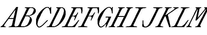 PPLettraMono RegularItalic Font UPPERCASE