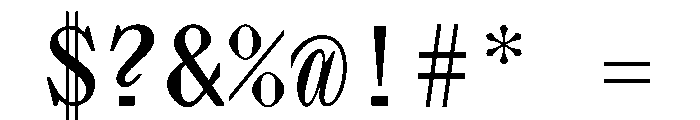 PPLettraMono Semibold Instance Font OTHER CHARS