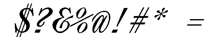 PPLettraMono SemiboldItalic Instance Font OTHER CHARS