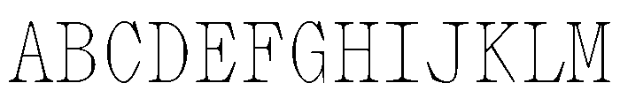 PPLettraMono Thin Instance Font UPPERCASE