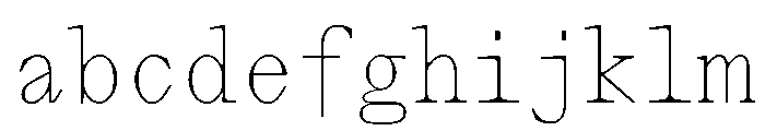 PPLettraMono Thin Instance FONT