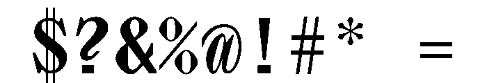 PPLettraMono Ultrabold Instance Font OTHER CHARS