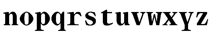 PPLettraMono Ultrabold Instance Font LOWERCASE