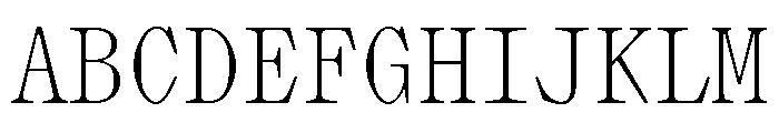 PPLettraMono Ultralight Instance Font UPPERCASE