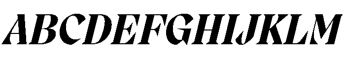 PPMigraItalic BoldItalic Instance Font UPPERCASE