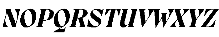 PPMigraItalic BoldItalic Instance Font UPPERCASE