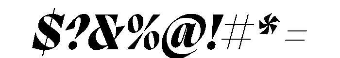 PPMigraItalic ExtraboldItalic Instance Font OTHER CHARS
