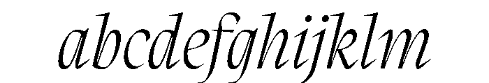 PPMigraItalic ExtralightItalic Instance FONT