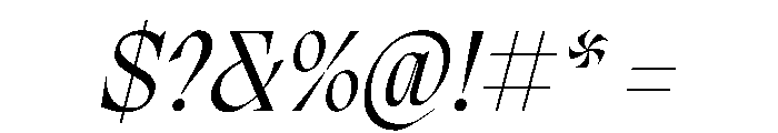 PPMigraItalic Italic Instance Font OTHER CHARS