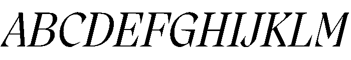 PPMigraItalic Italic Instance Font UPPERCASE