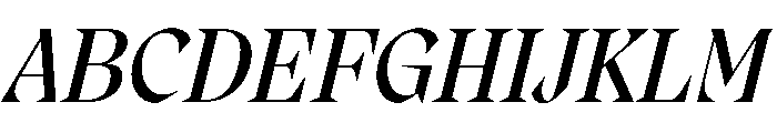 PPMigraItalic MediumItalic Instance Font UPPERCASE