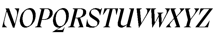 PPMigraItalic MediumItalic Instance Font UPPERCASE