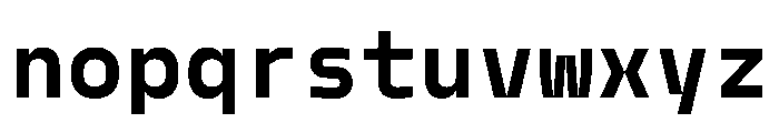 PPModelMono Bold Instance Font LOWERCASE