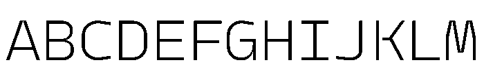 PPModelMono Light Instance Font UPPERCASE