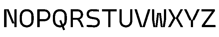 PPModelMono Regular Instance Font UPPERCASE