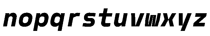 PPModelMono SuperItalic Instance Font LOWERCASE