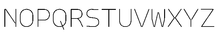 PPModelMono Thin Instance Font UPPERCASE