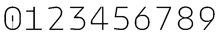 PPModelMono Ultralight Instance Font OTHER CHARS