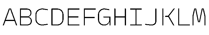 PPModelMono Ultralight Instance Font UPPERCASE