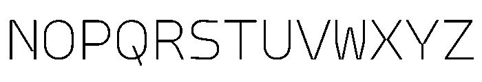 PPModelMono Ultralight Instance Font UPPERCASE