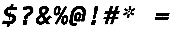 PPModelPlastic BoldItalic Instance Font OTHER CHARS