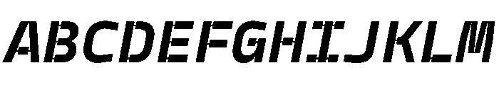 PPModelPlastic BoldItalic Instance Font UPPERCASE