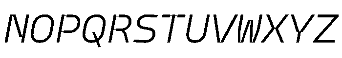 PPModelPlastic BookItalic Instance Font UPPERCASE