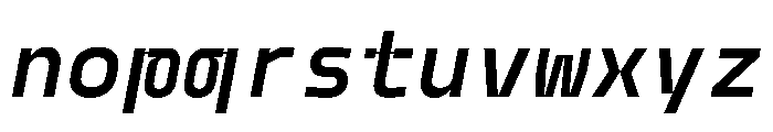 PPModelPlastic DemiboldItalic Instance Font LOWERCASE