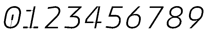 PPModelPlastic LightItalic Instance Font OTHER CHARS
