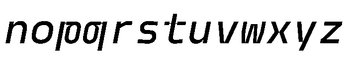 PPModelPlastic MediumItalic Instance Font LOWERCASE
