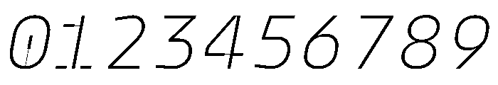 PPModelPlastic UltralightItalic Instance Font OTHER CHARS