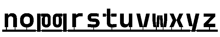 PPModelPlasticLine Bold Instance Font LOWERCASE