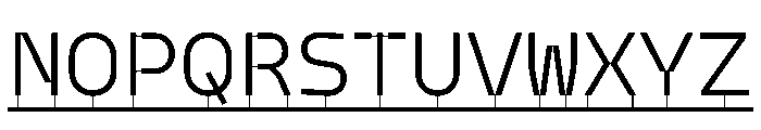 PPModelPlasticLine Book Instance Font UPPERCASE