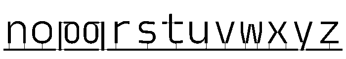 PPModelPlasticLine Book Instance Font LOWERCASE