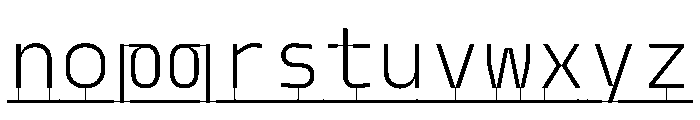 PPModelPlasticLine Light Instance Font LOWERCASE