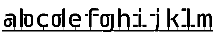 PPModelPlasticLine Medium Instance FONT