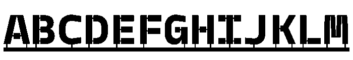 PPModelPlasticLine Super Instance Font UPPERCASE