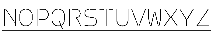 PPModelPlasticLine Thin Instance Font UPPERCASE