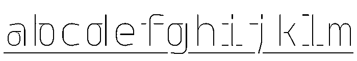 PPModelPlasticLine Thin Instance FONT