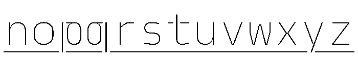 PPModelPlasticLine Thin Instance Font LOWERCASE