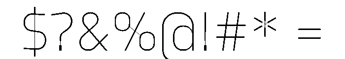 PPModelSans Thin Instance Font OTHER CHARS