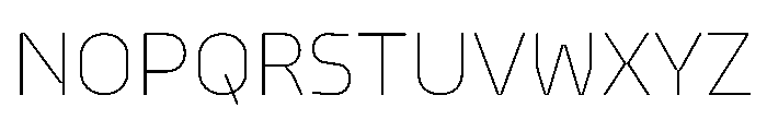 PPModelSans Thin Instance Font UPPERCASE